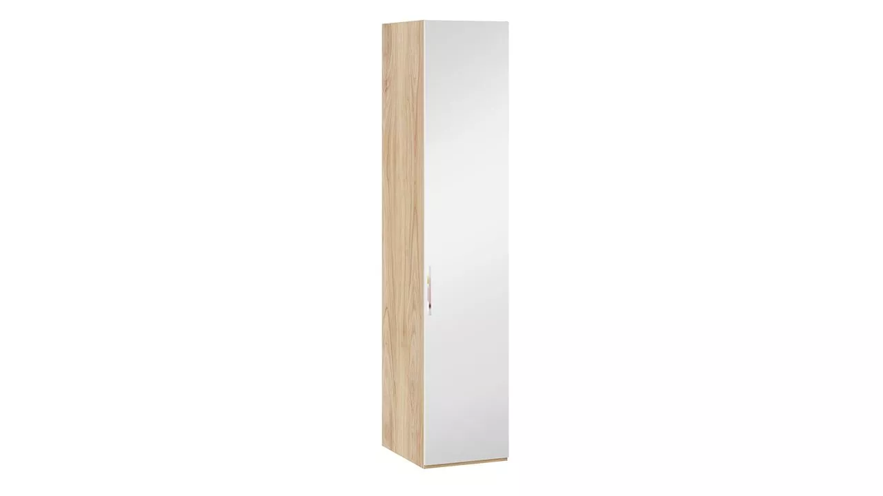 Шкаф для белья с зеркальной дверью правый яблоня беллуно Эмбер СМ-348.07.002 R
