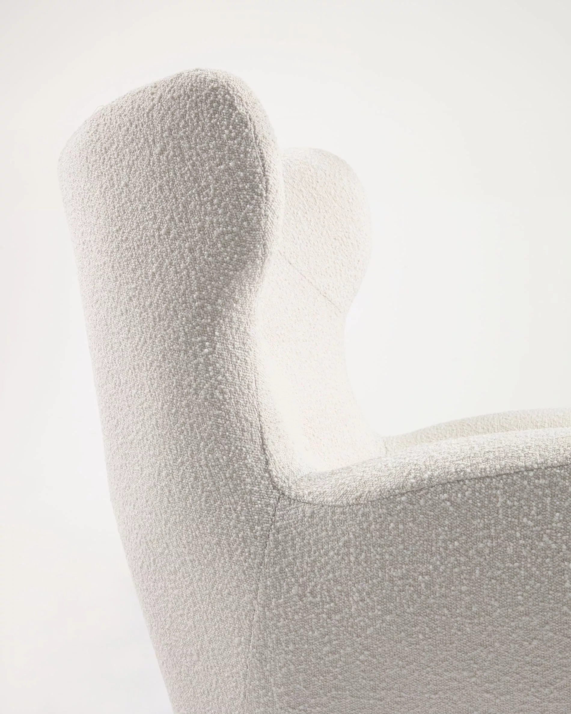 Кресло La Forma Patio белая ткань букле