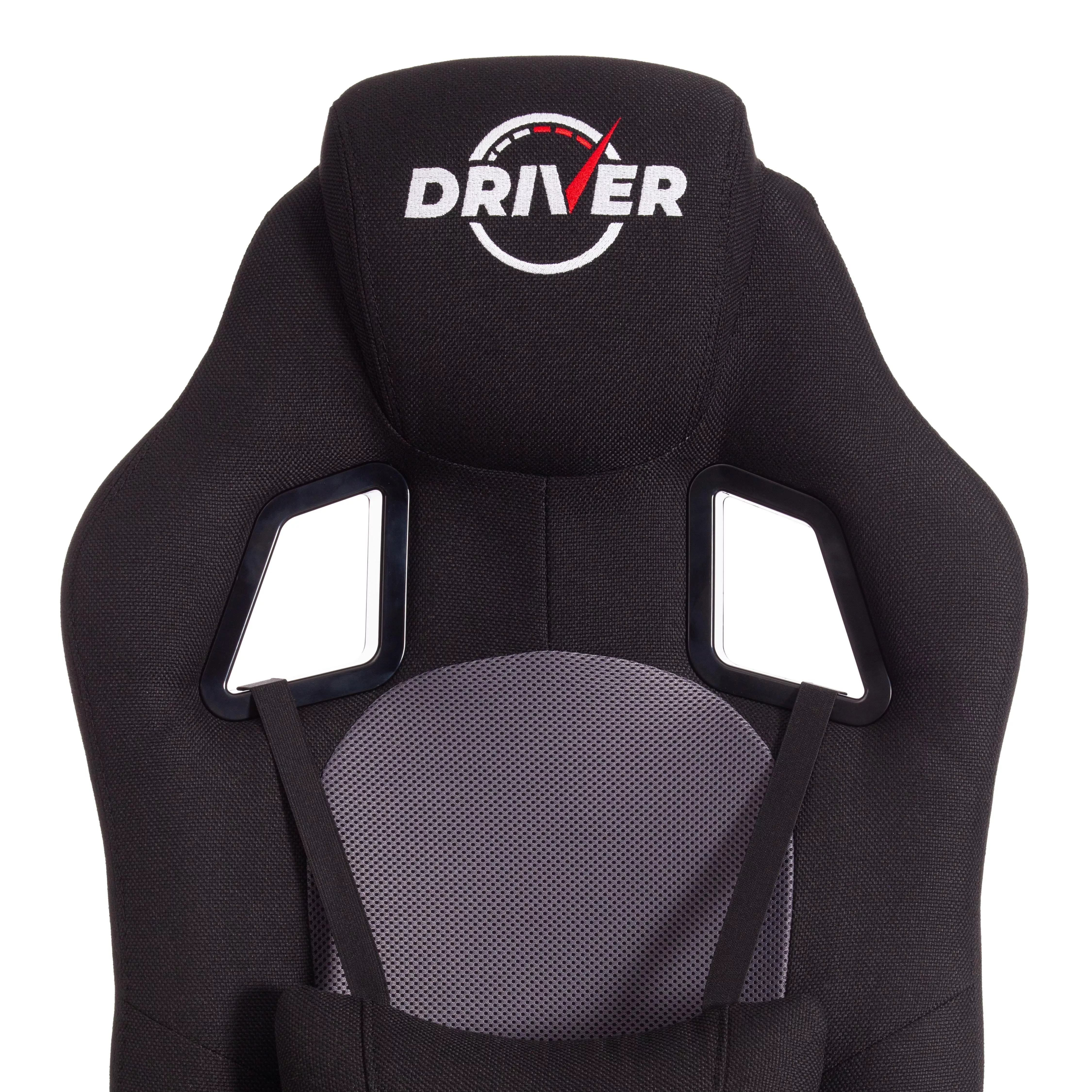 Кресло DRIVER (22) ткань черный / серый