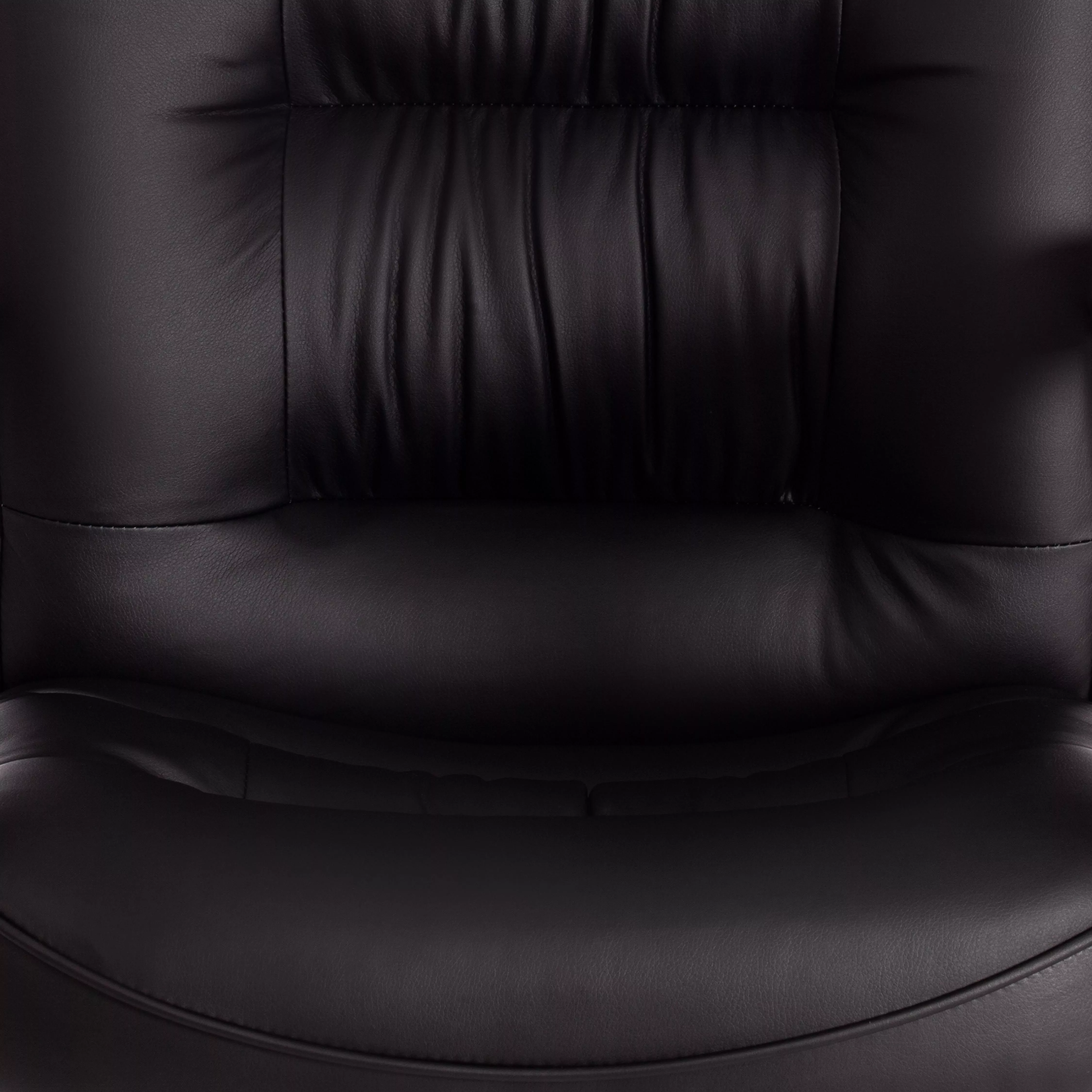 Кресло СН9944 (22) хром экокожа черный