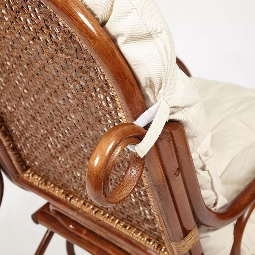 Кресло-качалка MILANO (разборная) без подушки орех