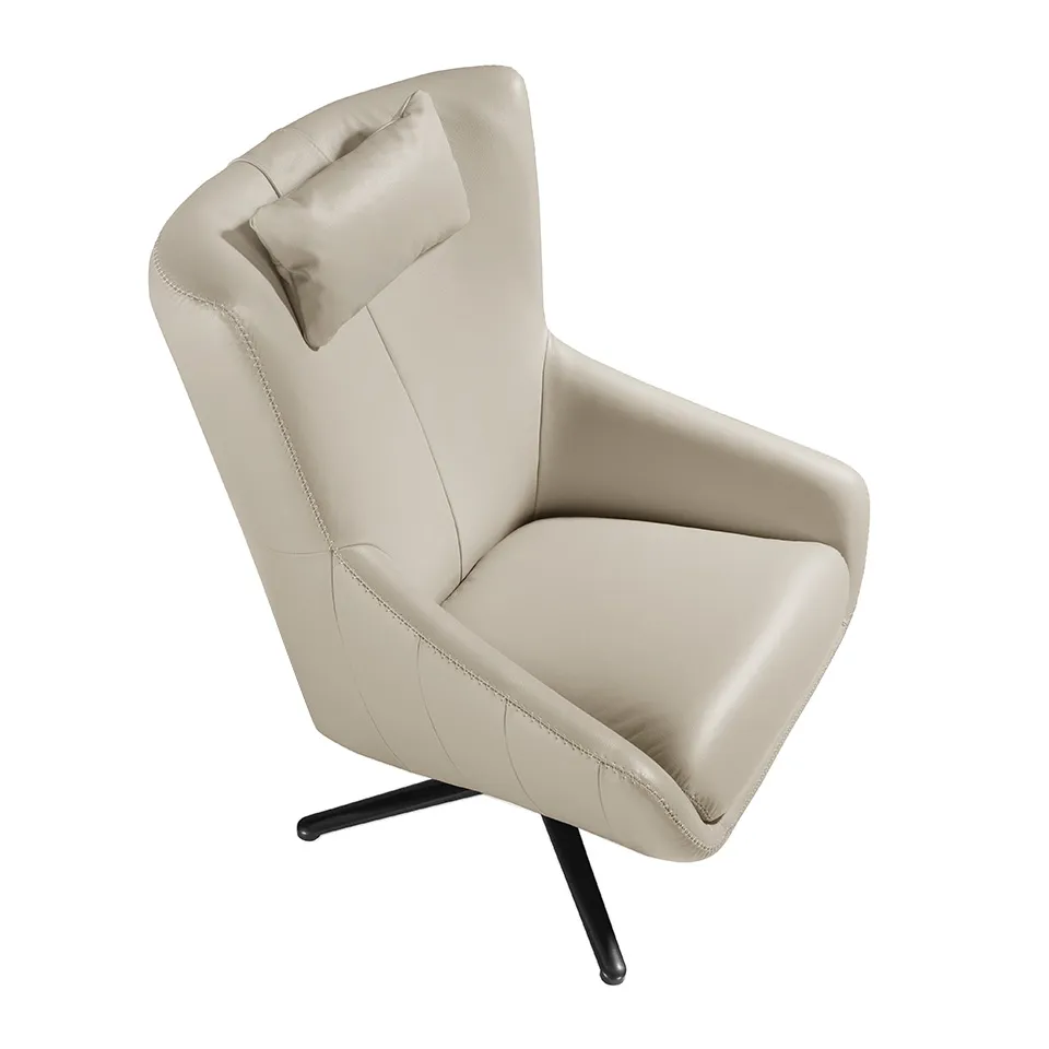 Поворотное кресло Angel Cerda A1001 5090-M5652 с кожаной обивкой