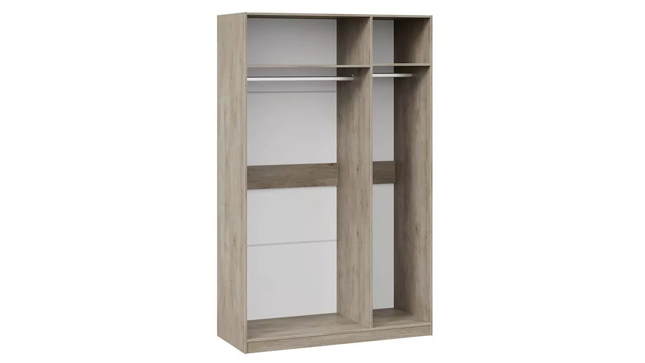 Шкаф для одежды правый баттл рок серый глянец Эмбер СМ-348.07.014