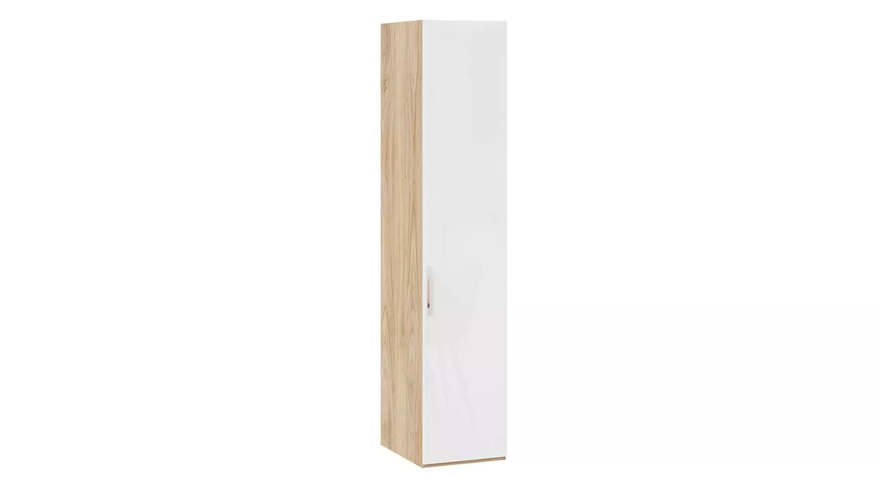 Шкаф для белья яблоня беллуно белый глянец Эмбер СМ-348.07.001
