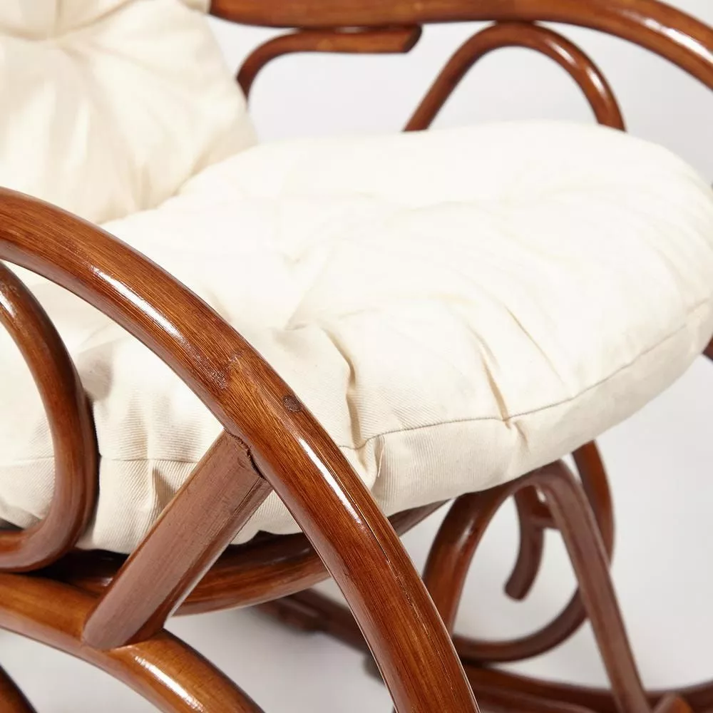Кресло-качалка MILANO (разборная) без подушки орех