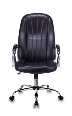 Кресло руководителя Бюрократ T-898SL Leather Venge Black черный