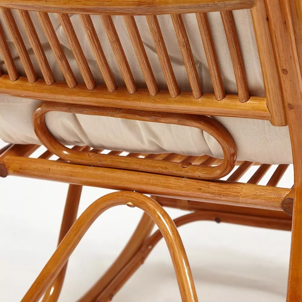 Кресло-качалка VIENNA (разборная) без подушки коньяк