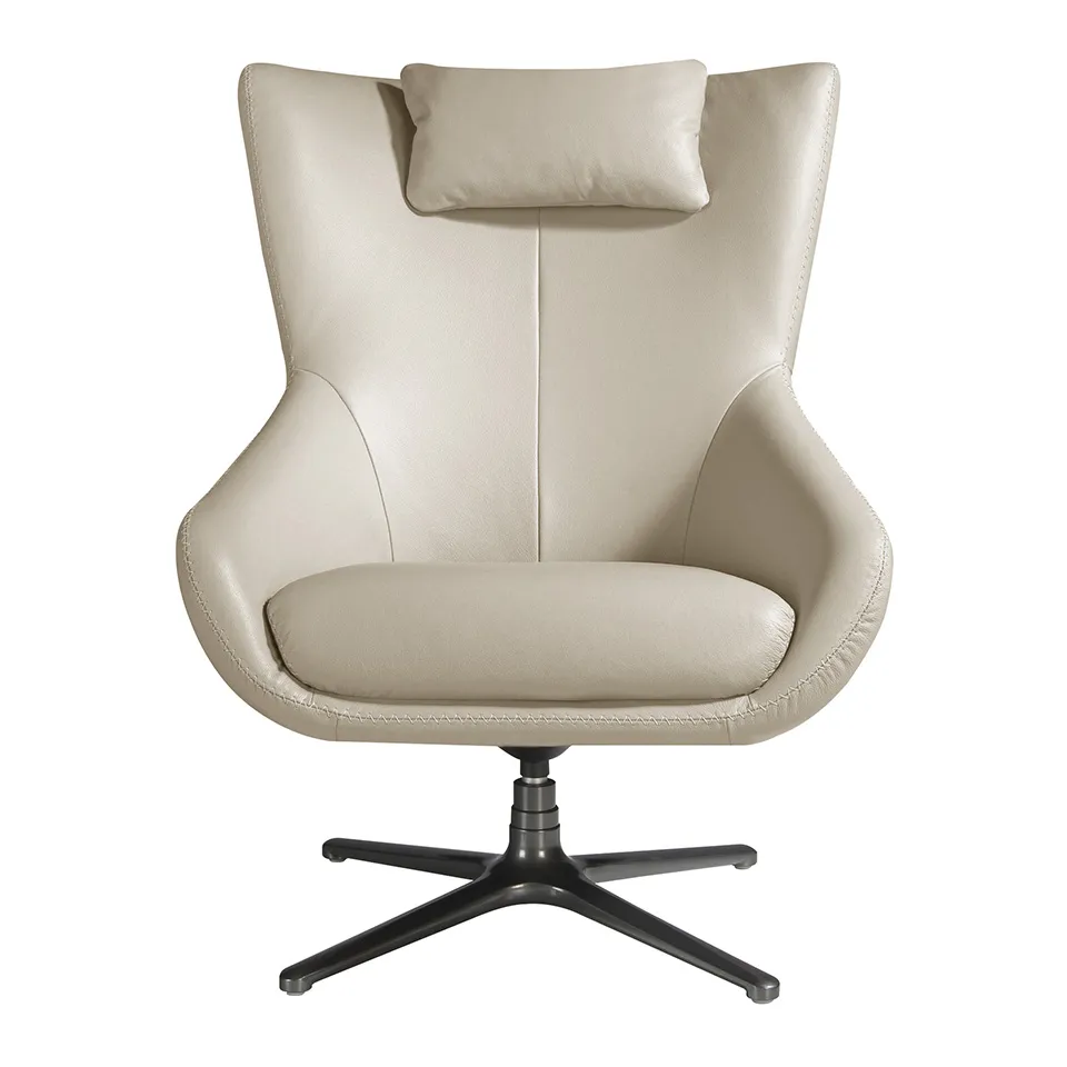 Поворотное кресло Angel Cerda A1001 5090-M5652 с кожаной обивкой