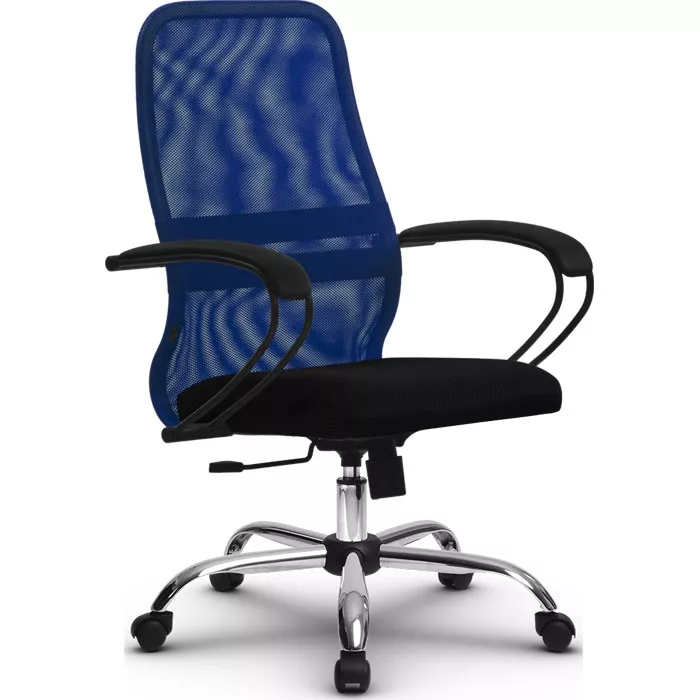 Кресло компьютерное SU-СК130-8 Ch Синий / черный