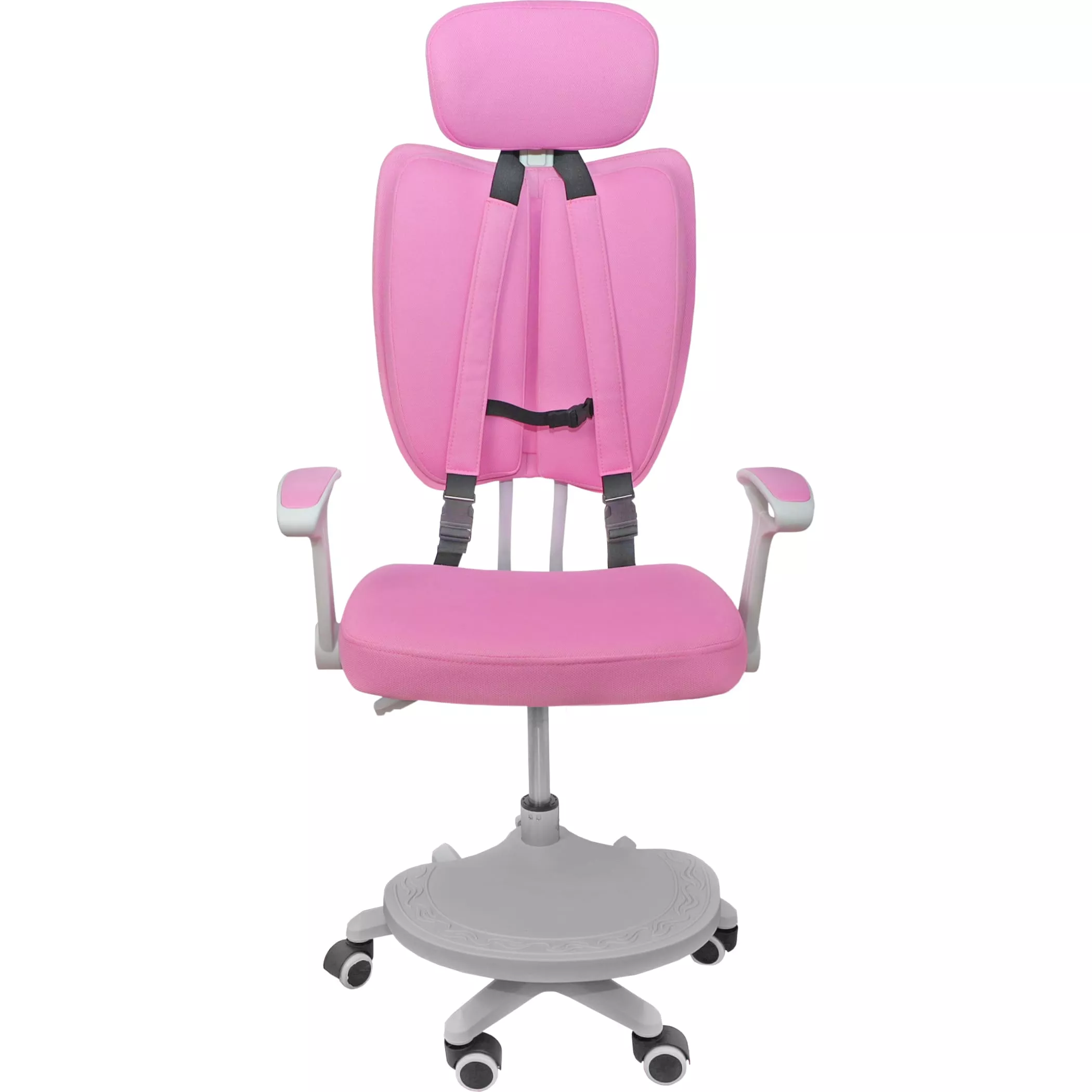 Кресло поворотное Twins розовый ткань 75268