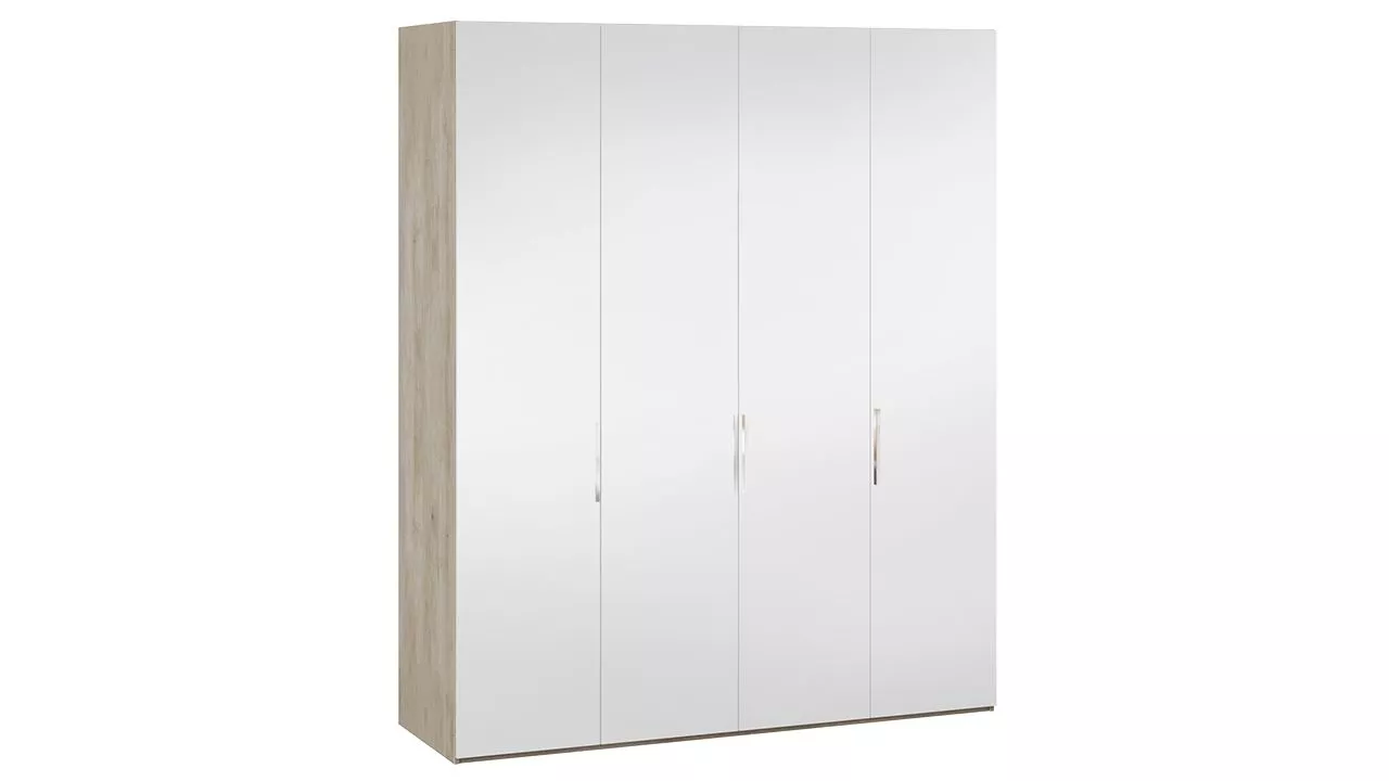 Шкаф для одежды с зеркальными дверями баттл рок Эмбер СМ-348.07.022