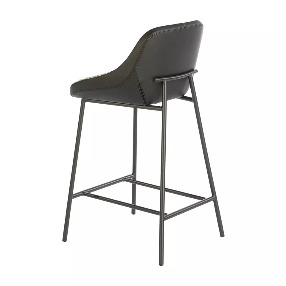 Барный стул Angel Cerda 4100/A201 обитый тканью и экокожей