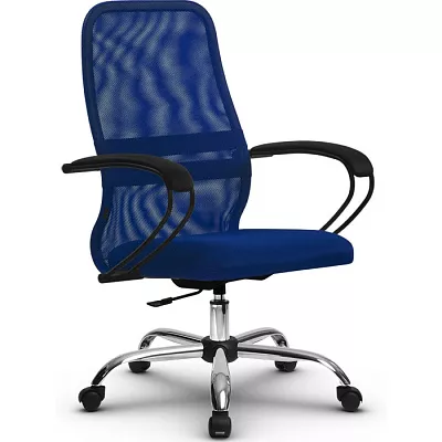 Кресло компьютерное SU-СК130-8P Ch Синий / синий