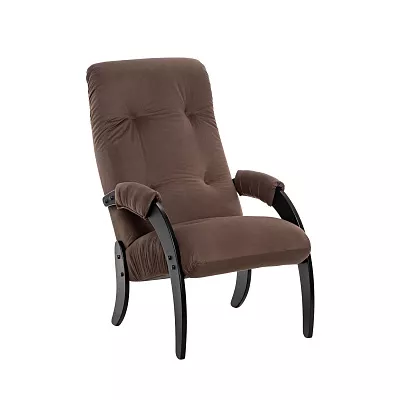 Кресло для отдыха Модель 61 молочный шоколад V23 / Венге