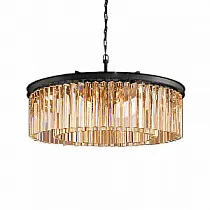 Люстра Delight Collection 1920s Odeon KR0387P-10B black/amber