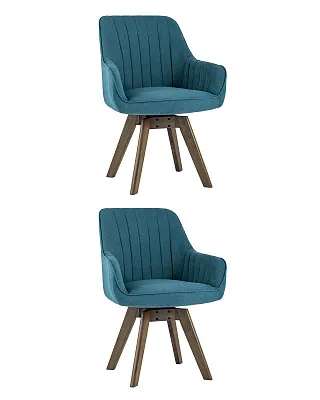Комплект стульев вращающийся MANS NEW бирюзовый 2 шт