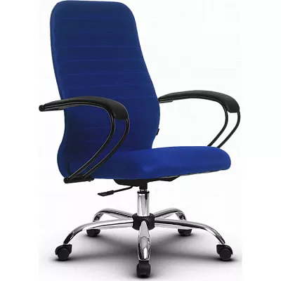 Кресло компьютерное SU-СК130-10P Ch Синий / синий