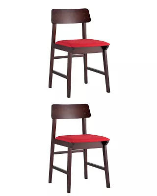 Комплект стульев ODEN красный 2 шт