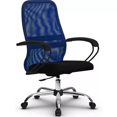 Кресло компьютерное SU-СК130-8P Ch Синий / черный