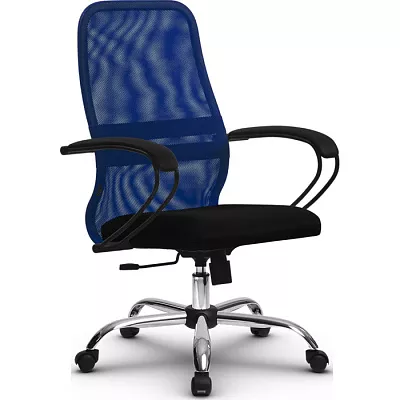 Кресло компьютерное SU-СК130-8 Ch Синий / черный