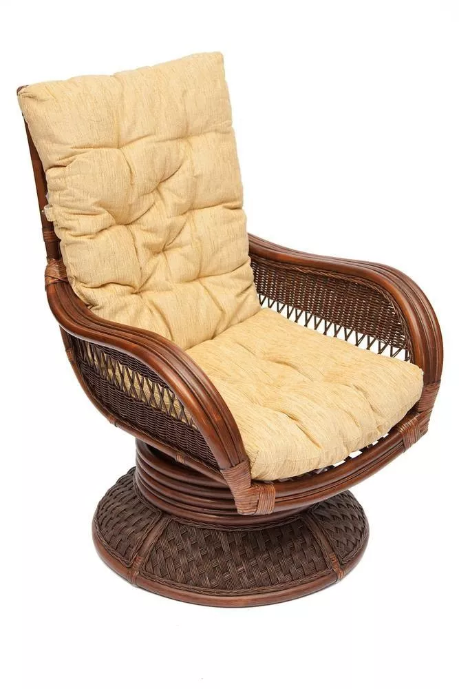 Кресло-качалка из ротанга ANDREA RELAX MEDIUM с подушкой