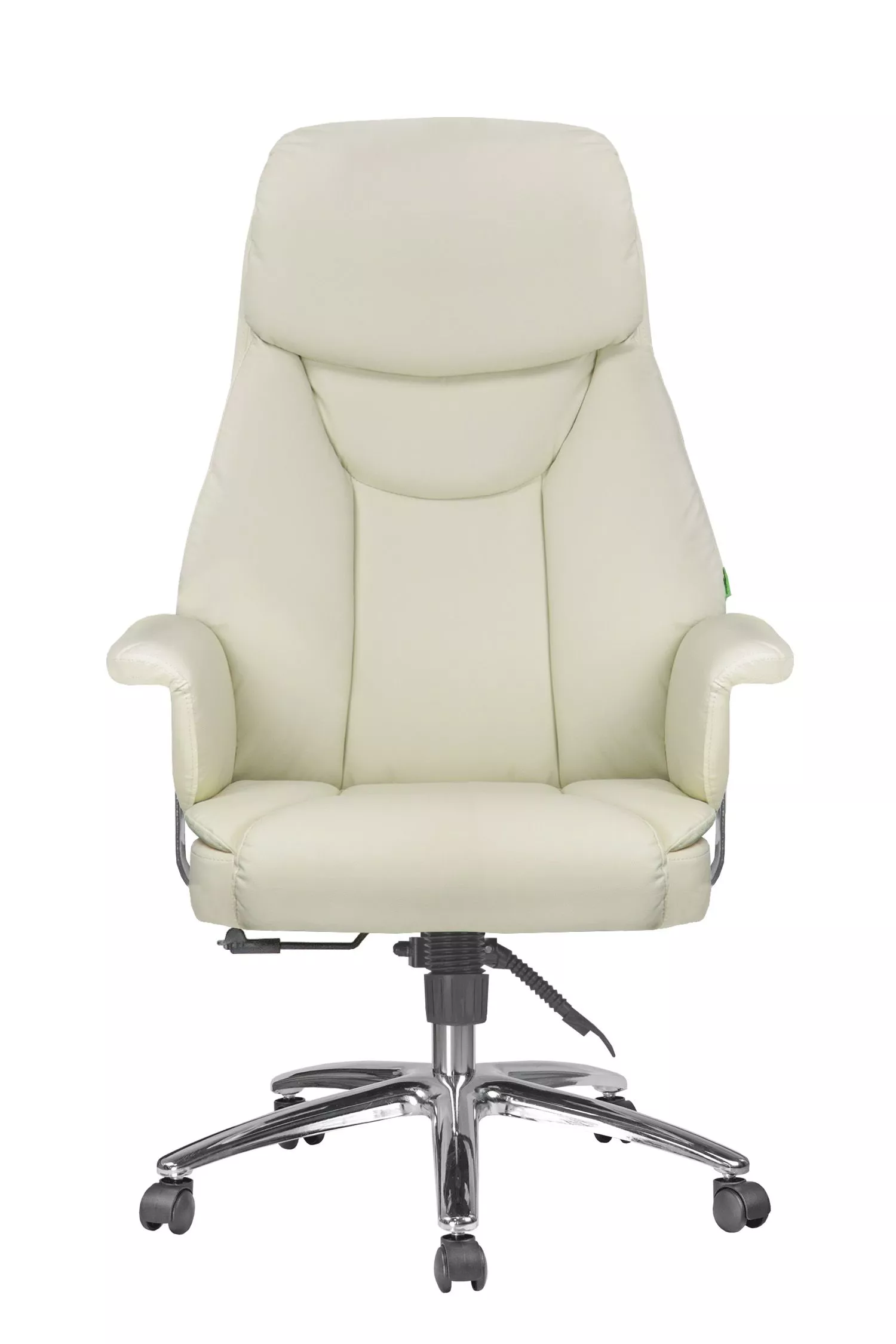 Кресло руководителя Riva Chair 9501 (экокожа) кремовый