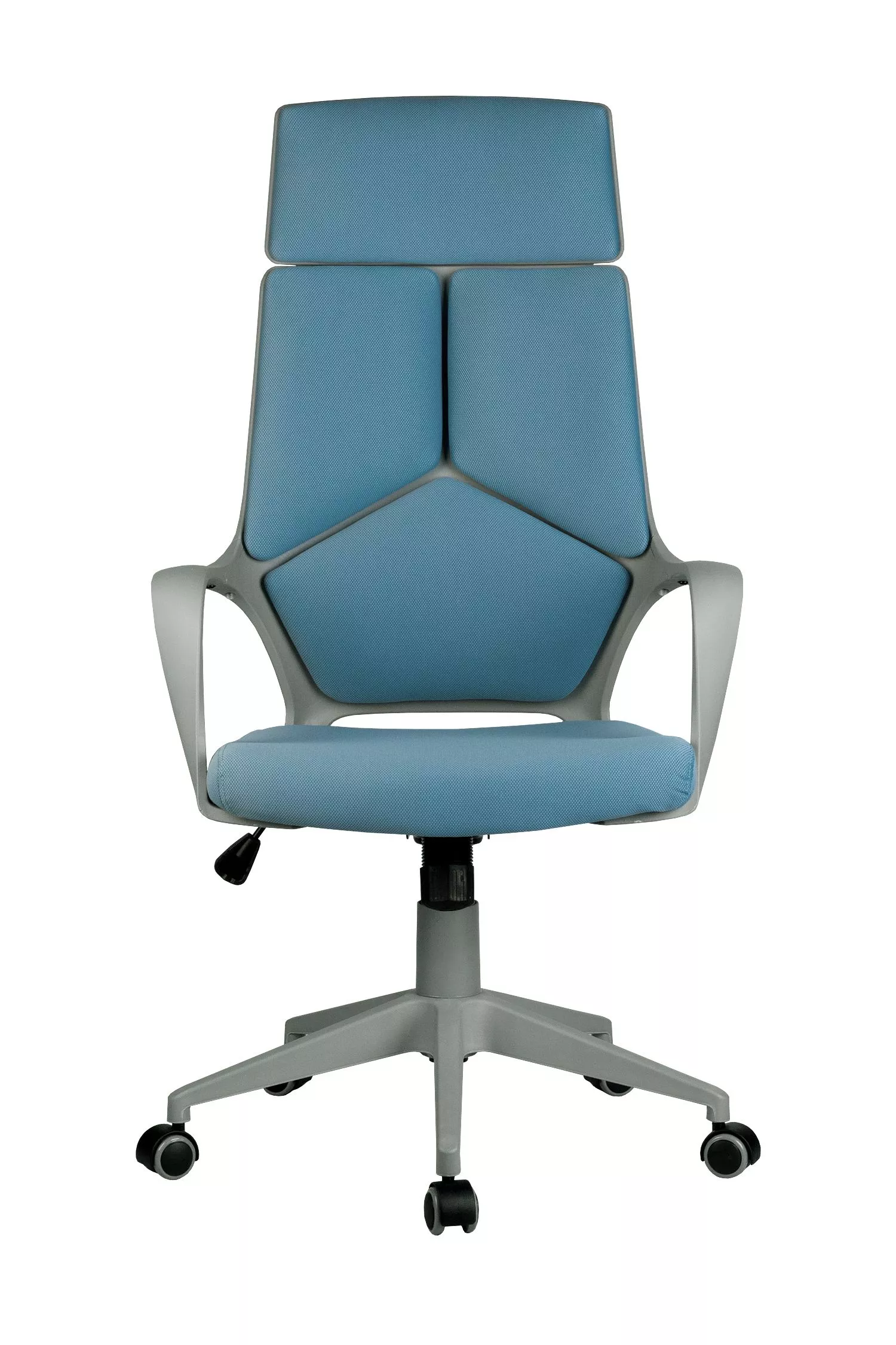 Кресло для персонала Riva Chair Iq Rv 8989 серый каркас / синий