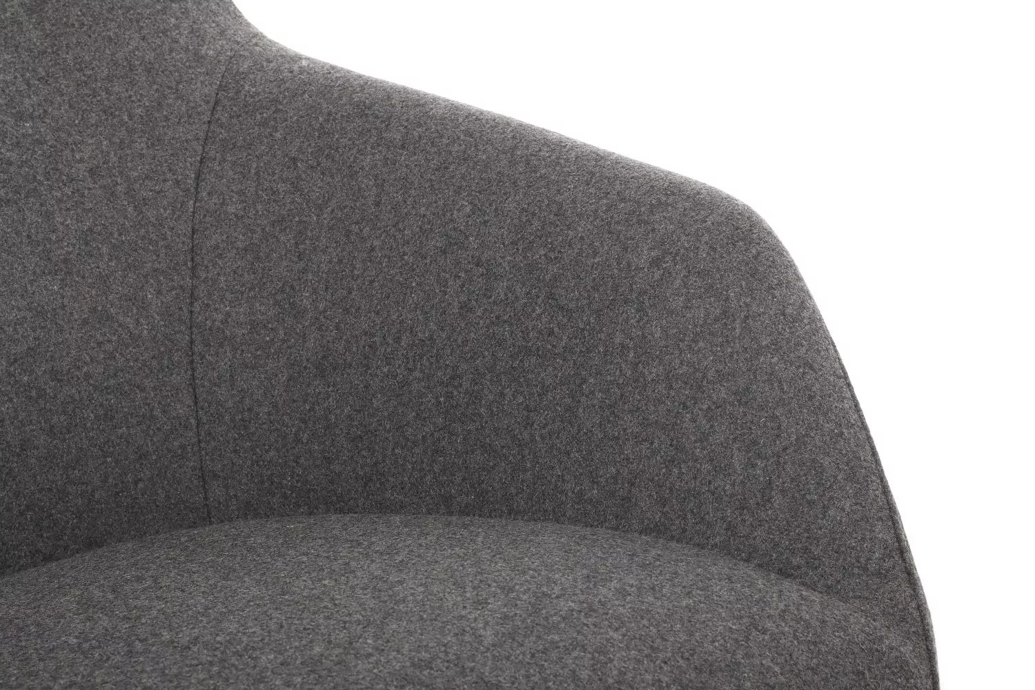 Кресло RIVA DESIGN Кресло Selin F1705 + оттоманка (кашемир) темно-серый