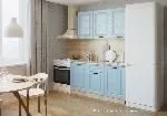 Кухонный гарнитур Роял Вуд голубой Вегас 9