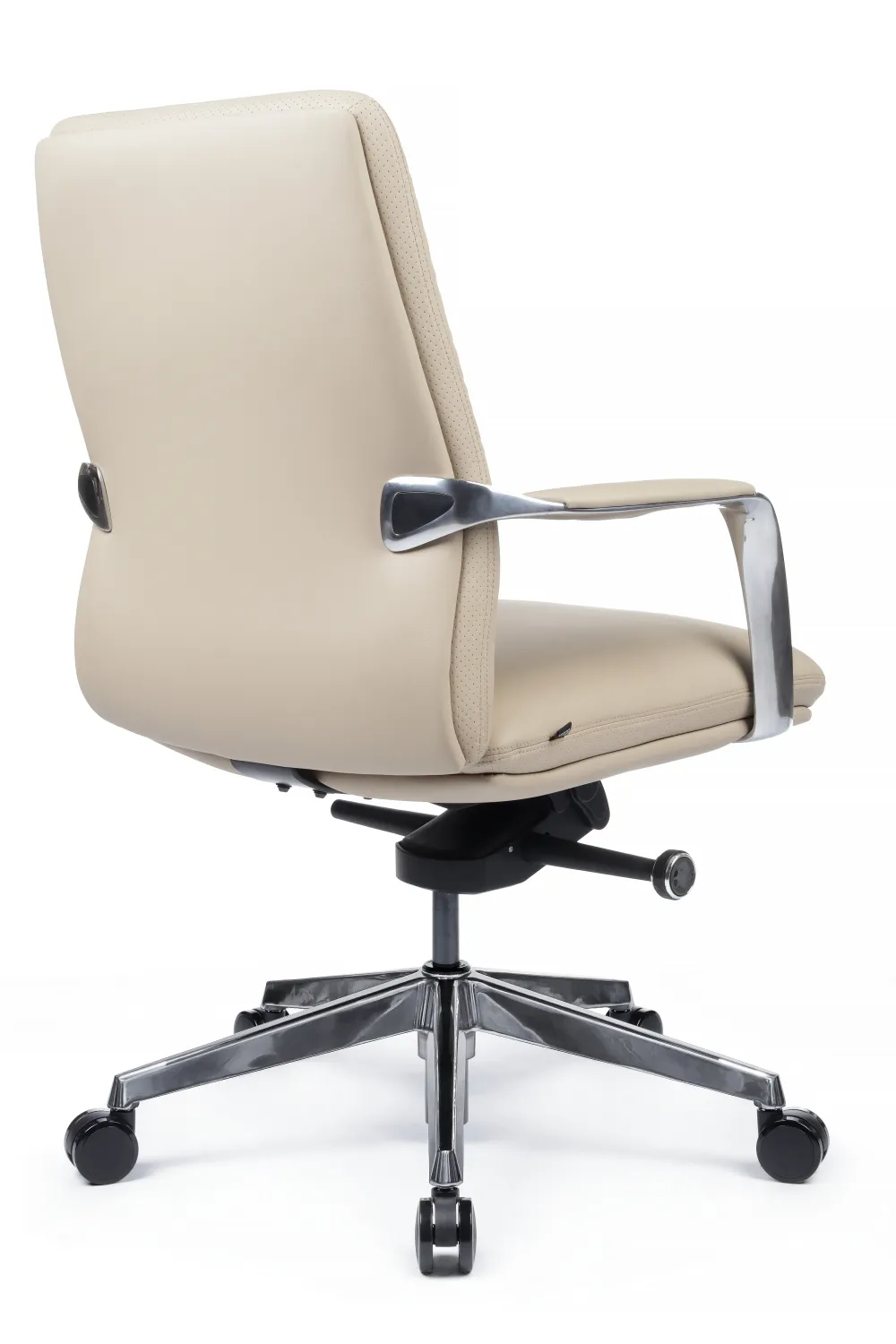 Кресло руководителя RIVA DESIGN Pablo-M B2216-1 без подголовника натуральная кожа Светло-бежевый