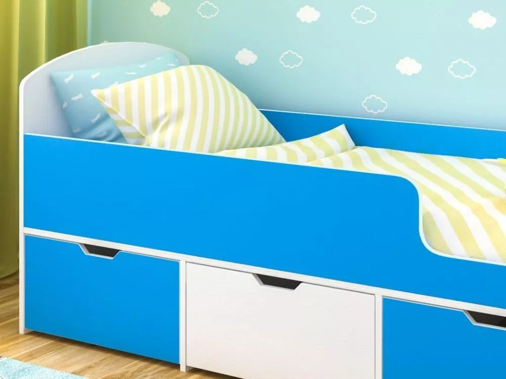 Детская кровать с ящиками Малыш Мини