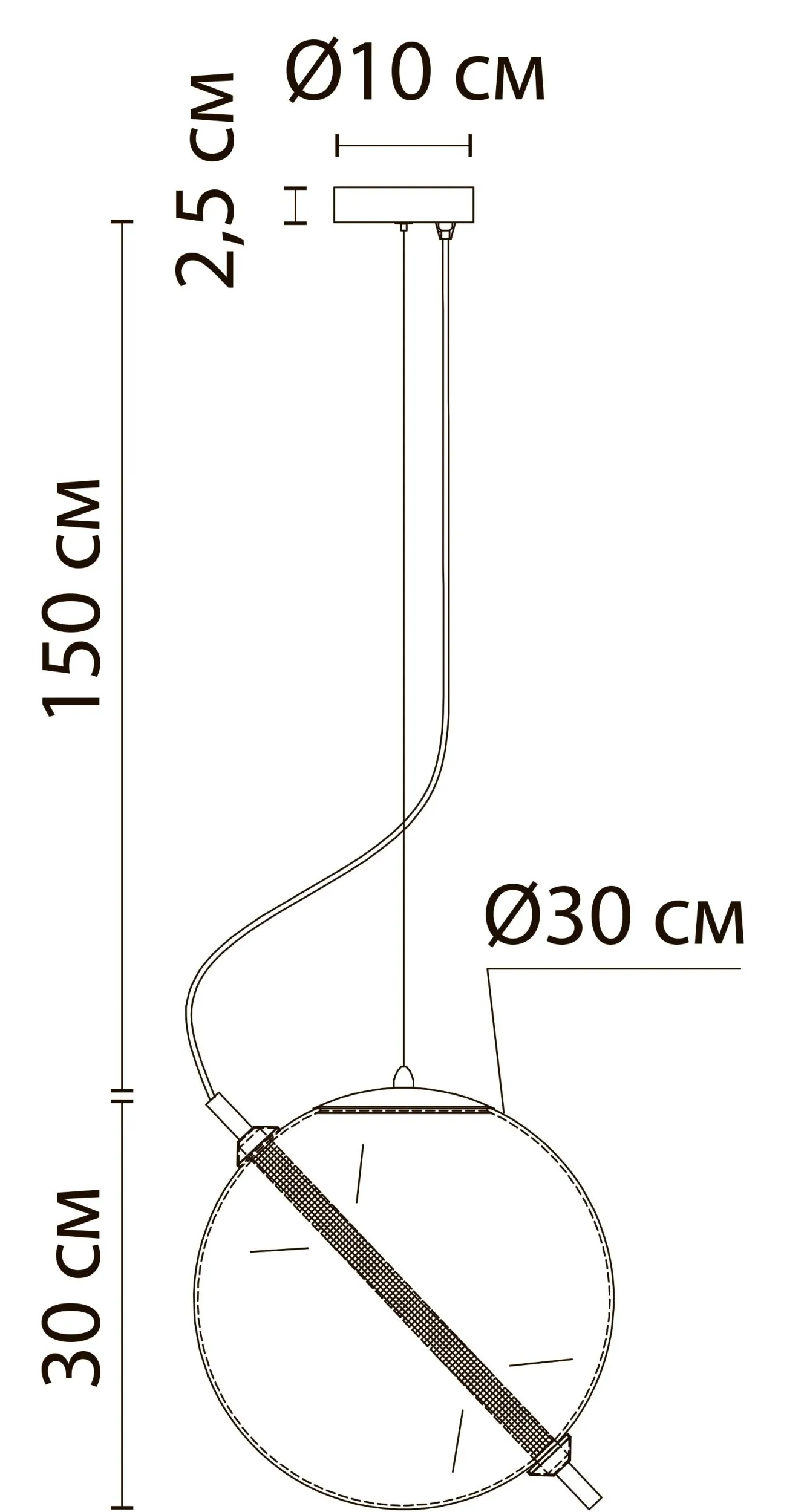 Подвесной светильник ARTE LAMP НOLLY A3230SP-1PB