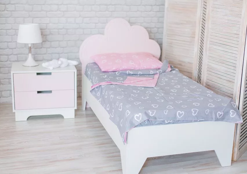 Кровать детская Облако розовый
