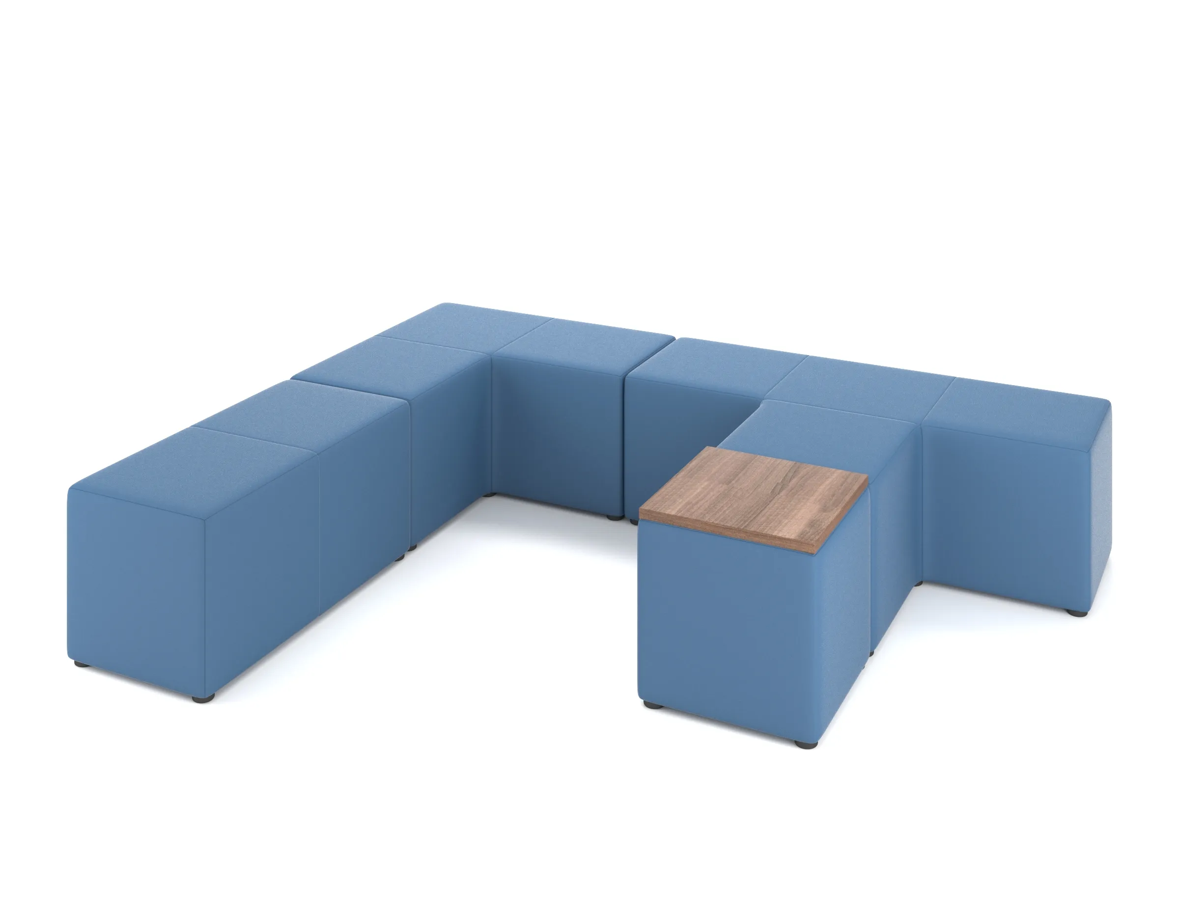 Модульный диван конструктор для зоны ожидания toForm М22 Tetris