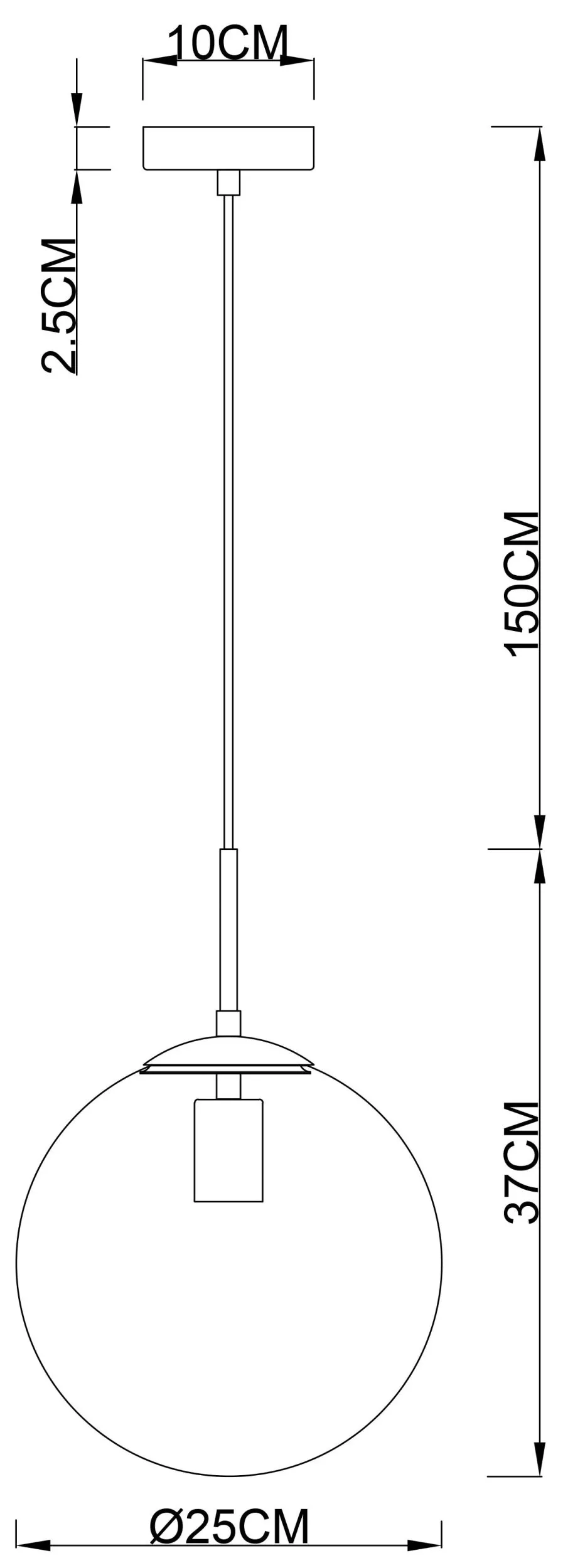 Подвесной светильник ARTE LAMP VOLARE A1925SP-1CC