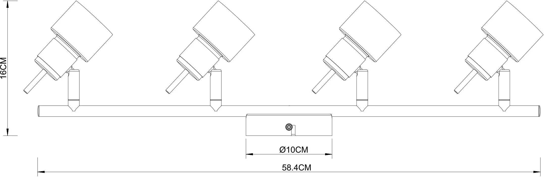 Спот потолочный Arte Lamp ALMACH A1906PL-4WH