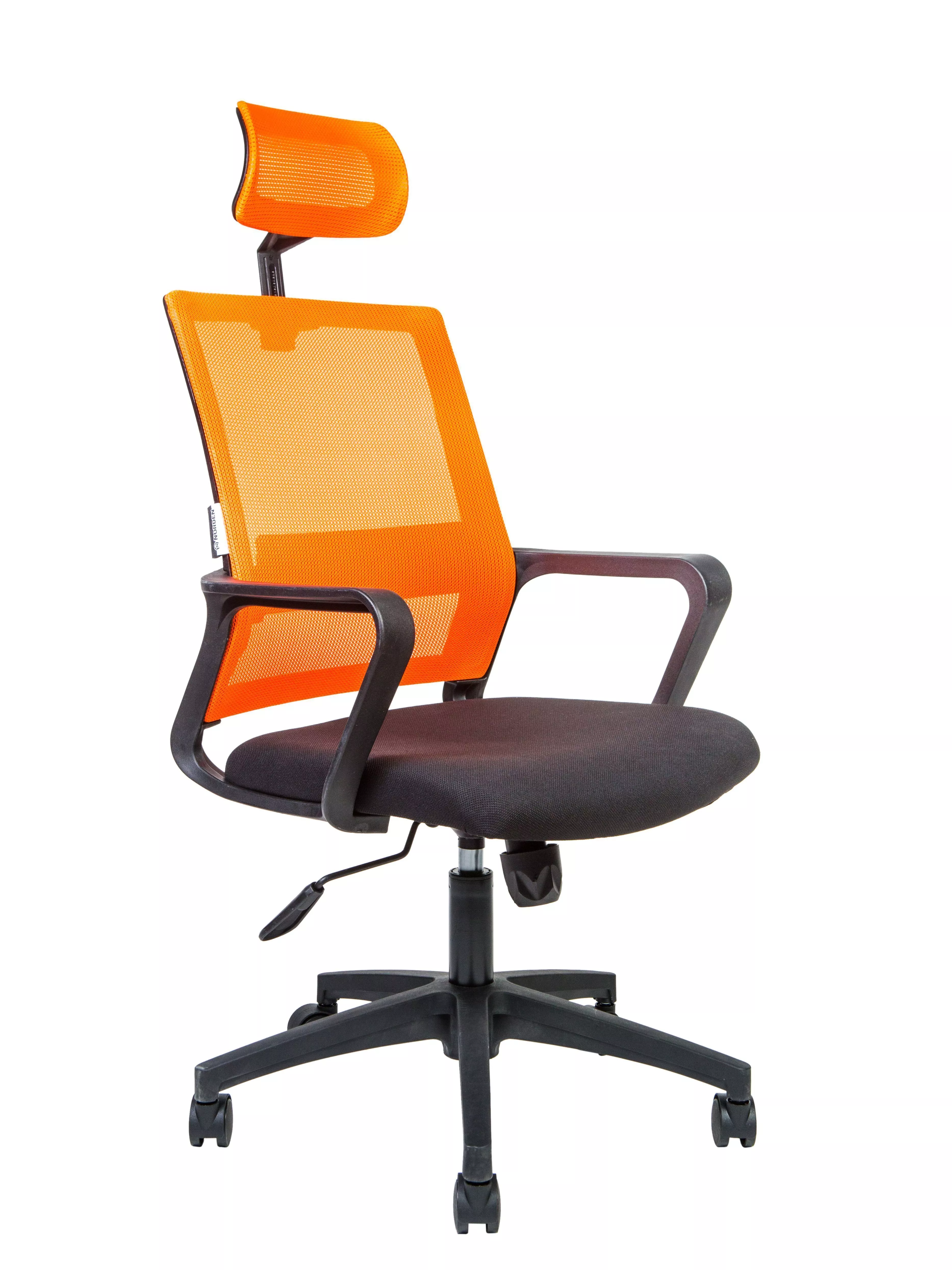 Кресло компьютерное Бит с подголовником оранжевый / черный 815A-AF06-T09 NORDEN