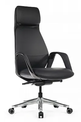 Компьютерное кресло натуральная кожа RIVA DESIGN Napoli (YZPN-YR020) черный