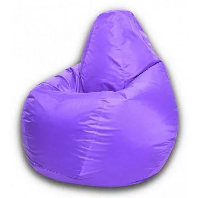 Кресло-мешок Груша M оксфорд фиолетовый