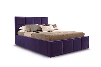 Кровать Октавия 1400 мора фиолетовый