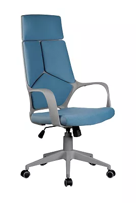 Кресло для персонала Riva Chair Iq Rv 8989 серый каркас / синий