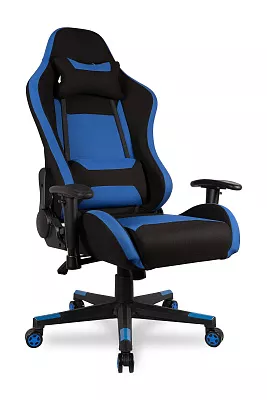 Геймерское кресло College BX-3760 Черный голубой