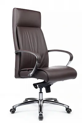 Компьютерное кресло RIVA DESIGN Gaston 9164 натуральная кожа Темно-коричневый