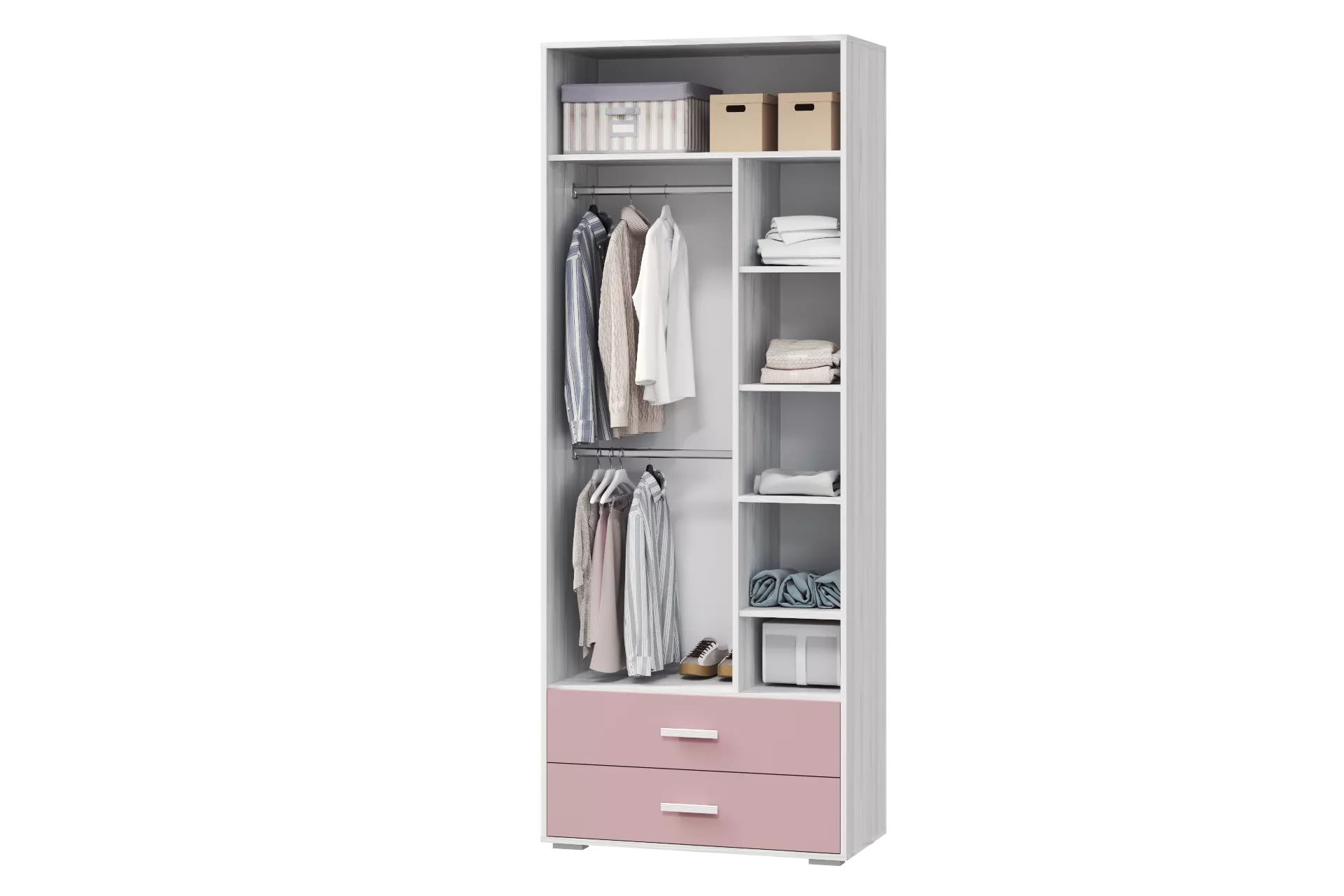 Шкаф для одежды с 2 ящиками Лило МЛК