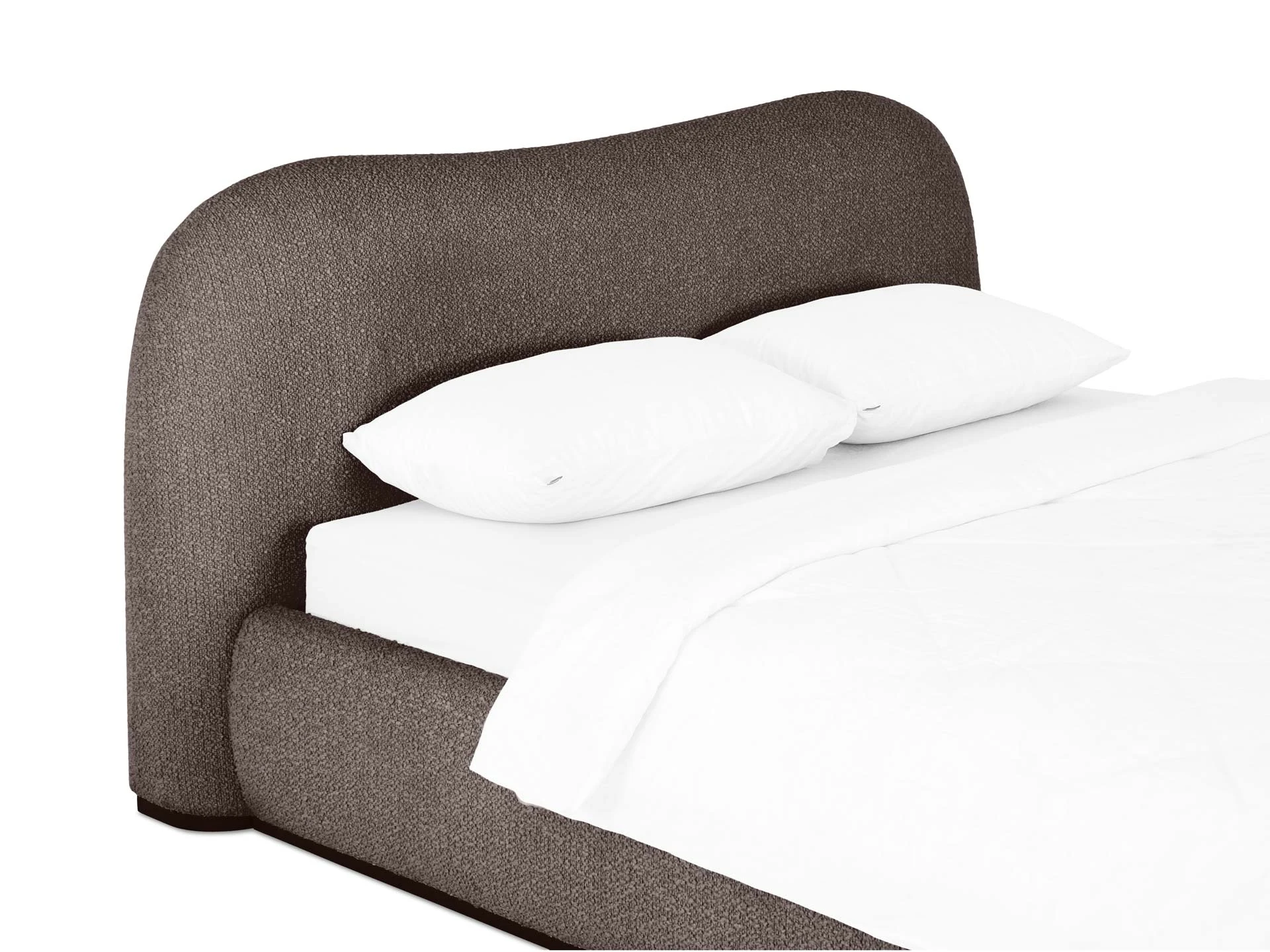 Двуспальная кровать Patti без подъемного механизма коричневый 831401