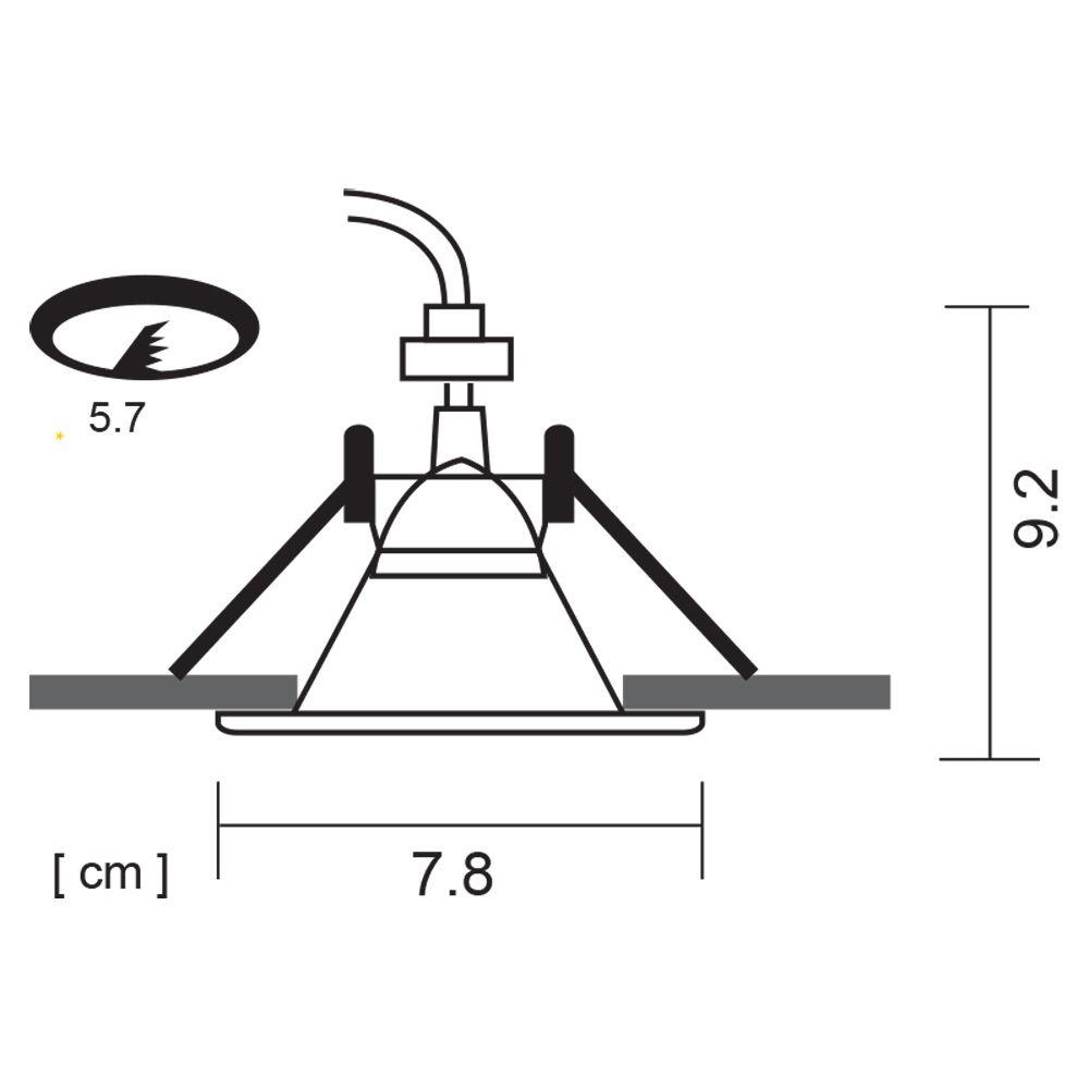 Точечный встраиваемый светильник Arte Lamp GRUS A6668PL-1WH