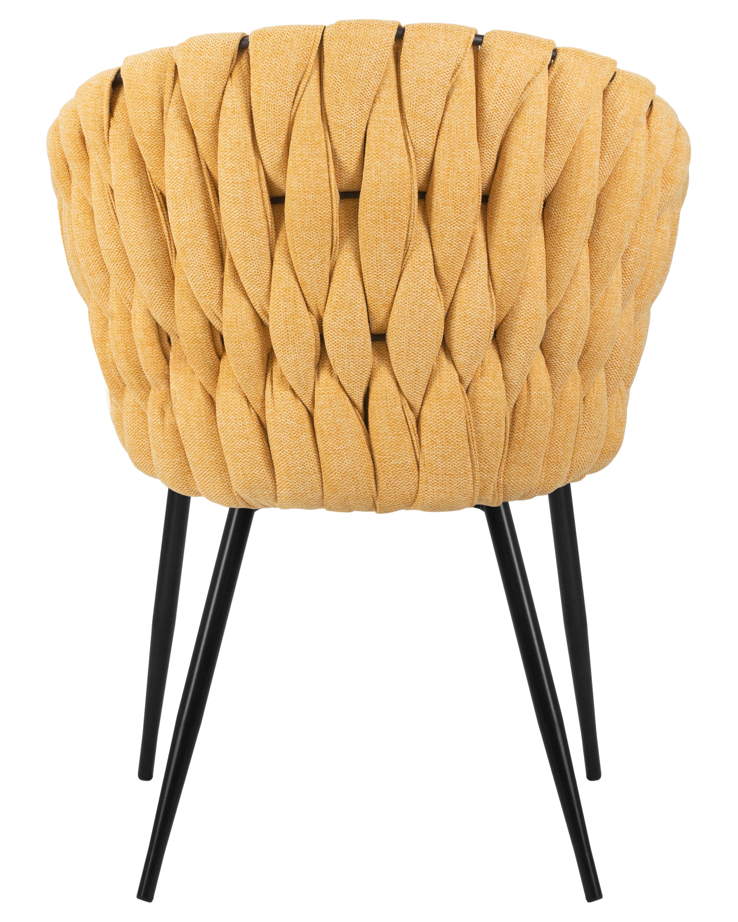 Стул-кресло DOBRIN MATILDA жёлтая ткань LAR 275-8