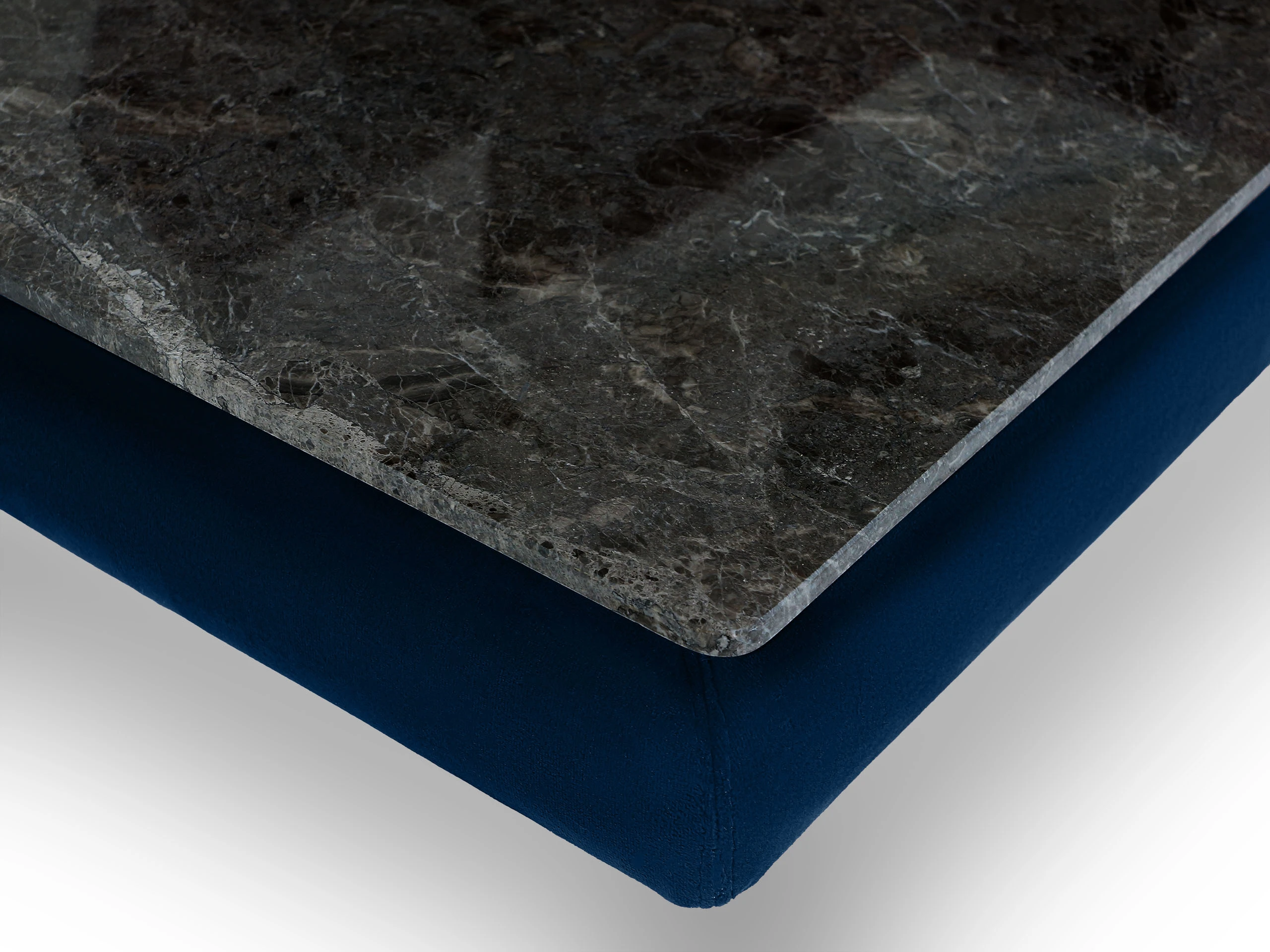 Кушетка Ricadi со столиком из мрамора темно-синий 865748