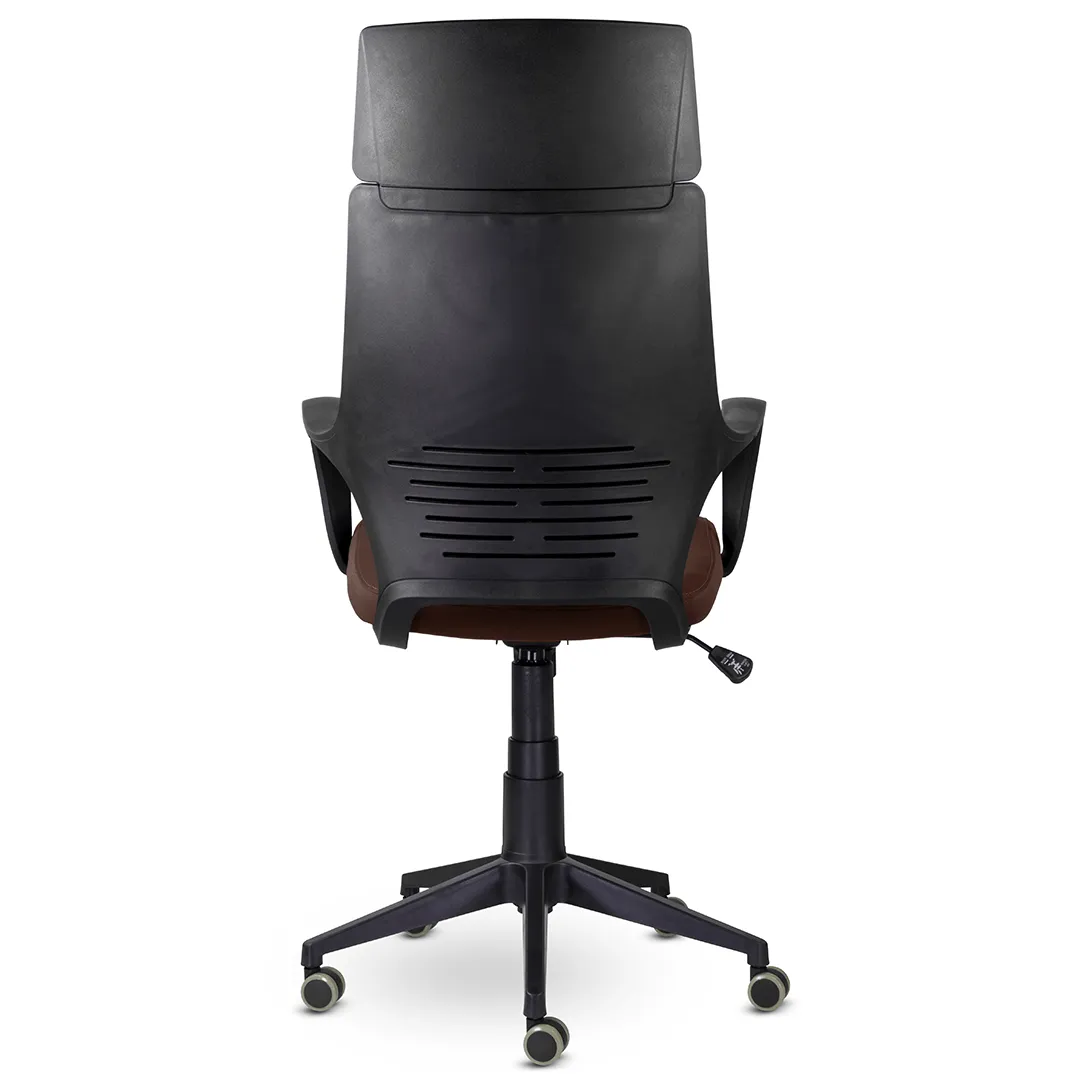 Кресло для руководителя Айкью СН-710 ткань D коричневый