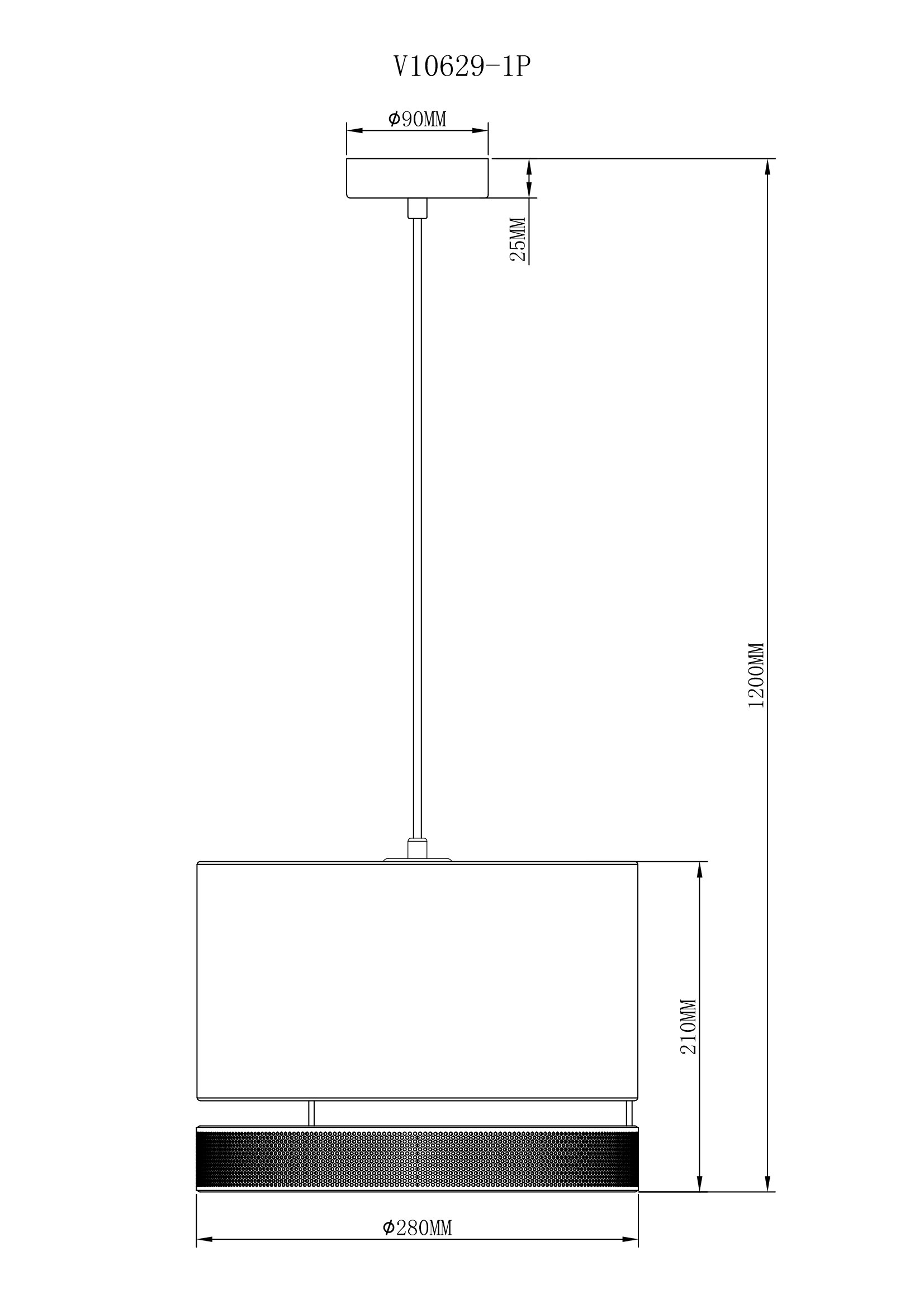 Подвесной светильник Moderli Gela V10629-1P